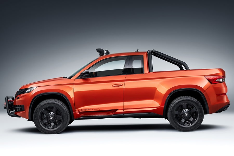 skoda mountiaq sunset orange paint